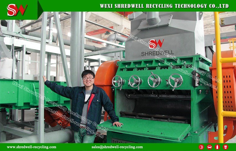 Waste Tyre Recycling Rubber Granulator for Crumb Rubber