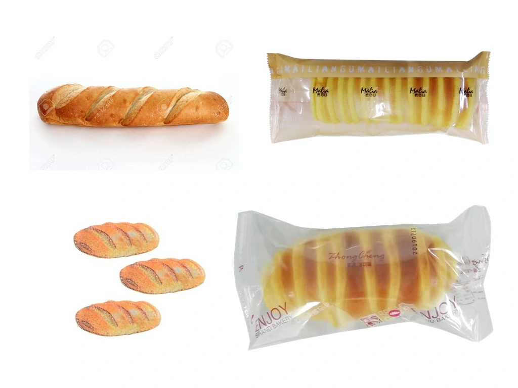 Automatic Donut/Swiss Roll/Bagel/Pretzel/Wheat Bread /Hot Dog Bun Sticks Packing Packaging Machine