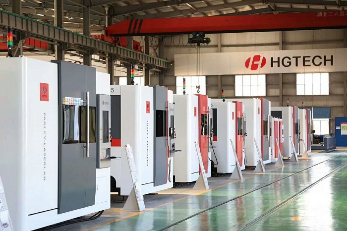 Hgtech High Power Fiber Laser Cutting Machines for Metal Cutting