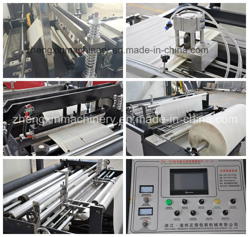 High Speed Non Woven Fabric Bag Making Machine with Ultrasonic Welding (ZXL-B700)