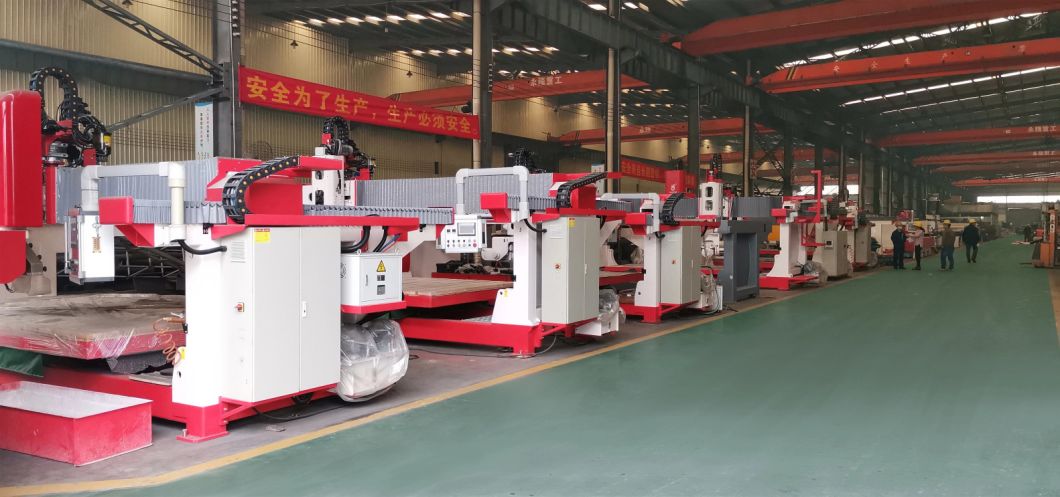 5 Axis Automatic Stone Cutting Machine/CNC Granite Cutting Machinery Bridge Saw for Granite/Stone