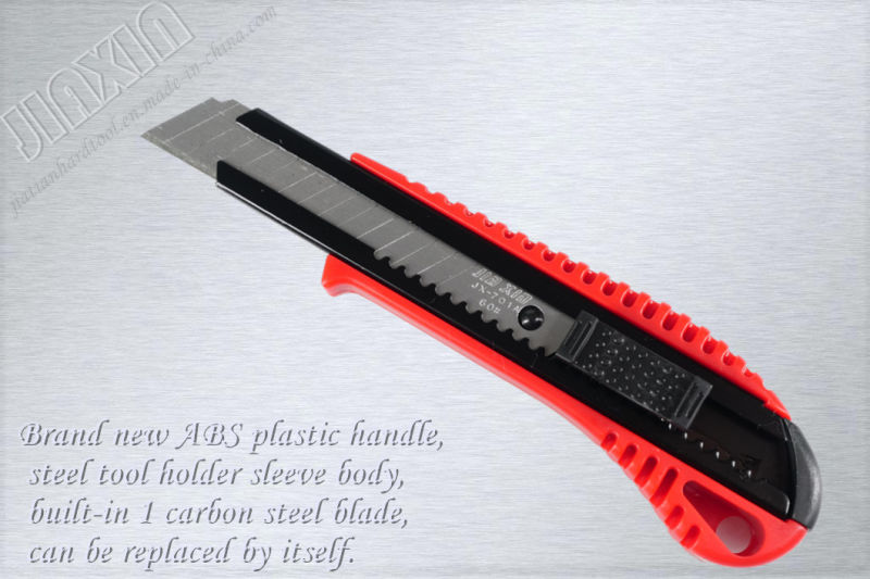 60# Carbon Steel with 3 Blades Cutter Snap-off Blade Utility Knife