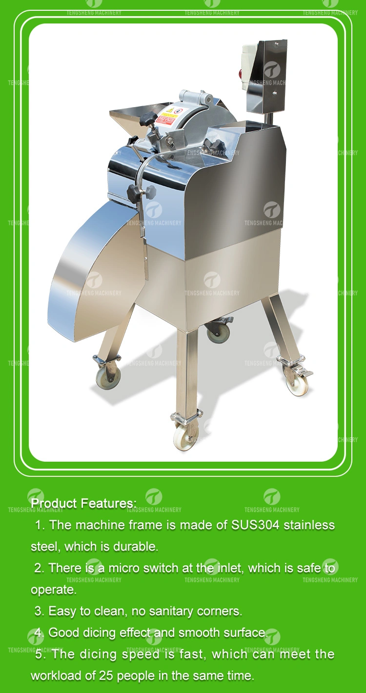 Factory Process Equipment Potato Cutting Machine Ham Dicer (TS-Q180)
