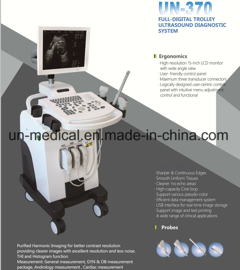 Un-370 Multifunctional portable Full Digital Ultrasound Scanner Machine