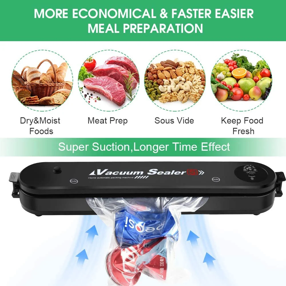 Automatic Vacuum Sealer Food Packaging Machine Food Saver Tools