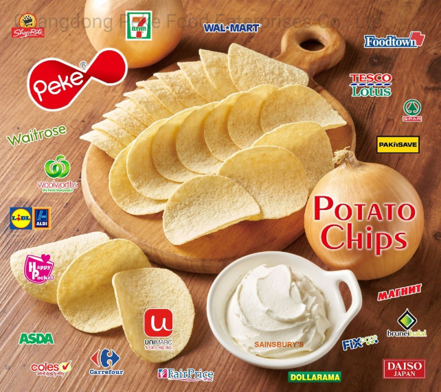 Potato Chips & Potato Crisps with Golden Taste All Halal