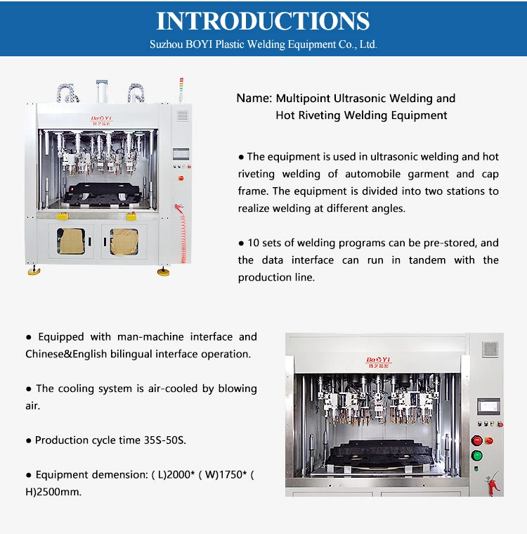 Ultrasonic Welding System Multi Head Ultrasonic Welding Machine Plastic Welder