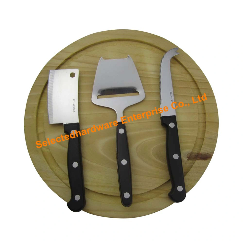 4PCS Cheese Plane Cheese Knife Set with Mini Cheese Cleaver Knife