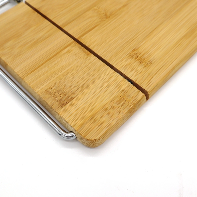 New Design Personalised Natural Mini Bamboo Acacia Wooden Cheese Cutting Board with Cutlery Set