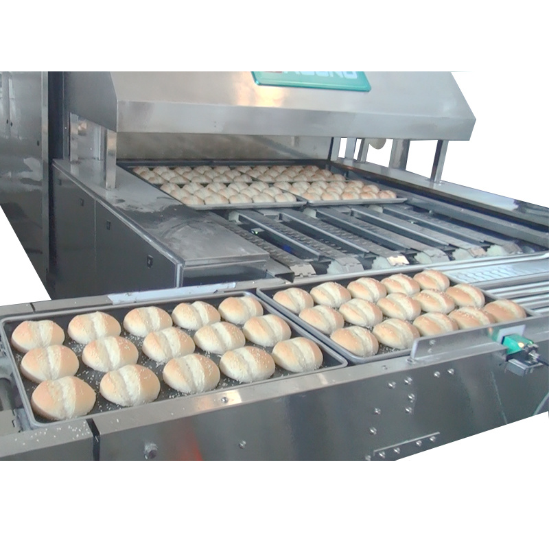 Gas Burner Industrial Bakery Toast Cake Cupcake Pizza Baking Tunnel Oven for Sale
