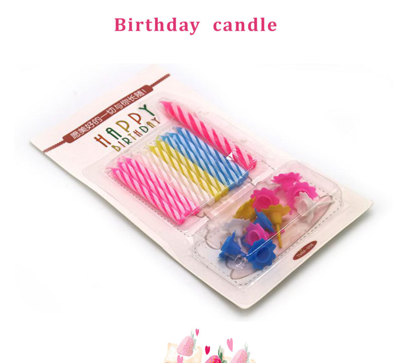 Cake Decorations Cupcake Candles for Wedding Party Cake