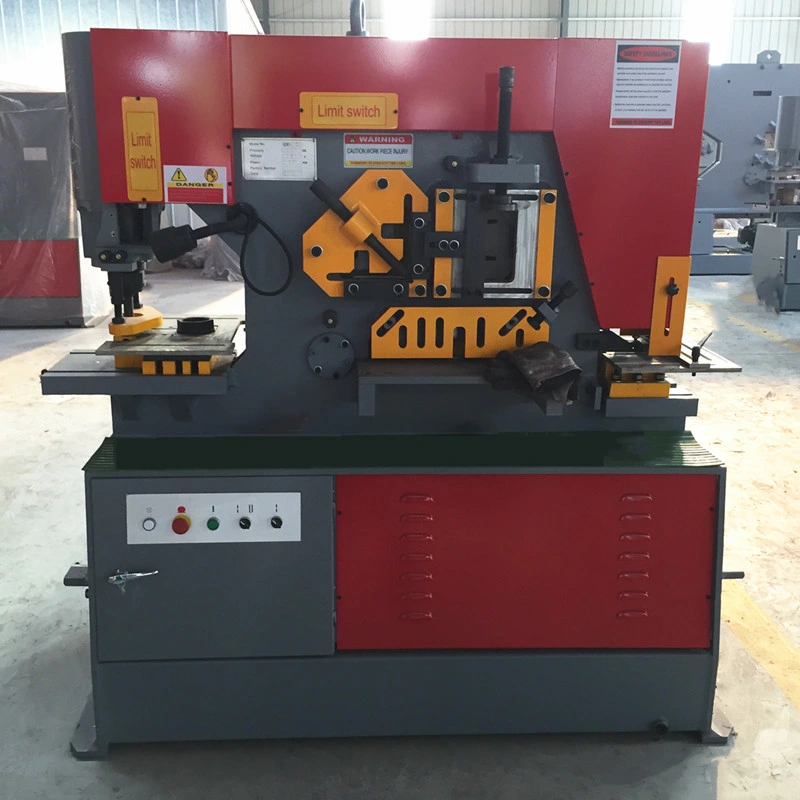 Punching Cutting Motching Hydraulic Iron Worker/ Angle Steel Hydraulic Press Cutting Machine