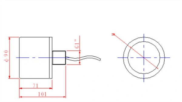 30kHz Long Distance Piezoelectric Ultrasonic Transducer for Obstacle Avoidance 