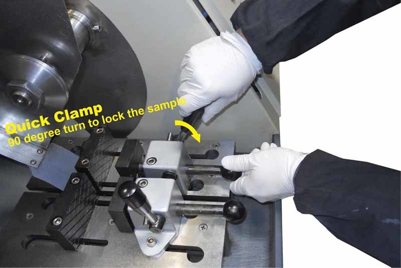 Wet Abrasive Cut-off Saw for Cutting Metallographic Samples