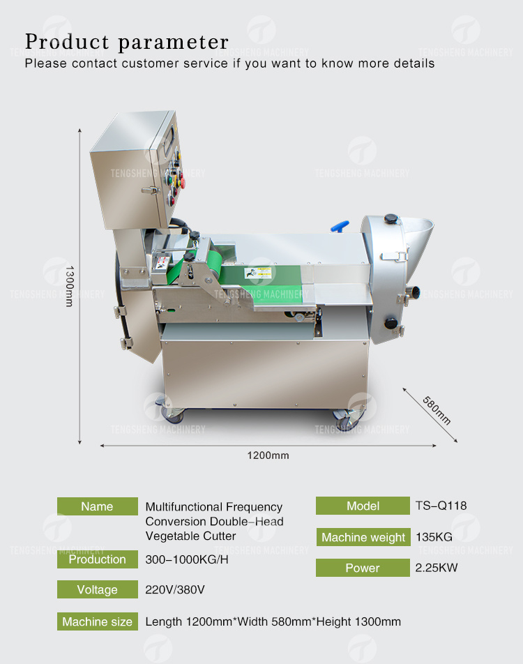 Vegetable Cutting Machine for Potato Carrot/Vegetable Processing Machine (TS-Q118)