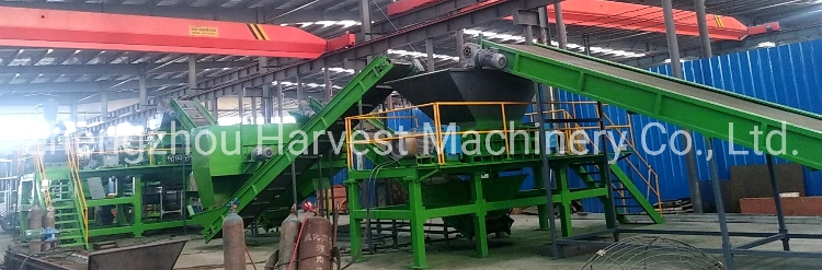 Used Waste Tire Recycling Machine Waste Tire Rubber Recycling Waste Tire Strip Cutting Machine