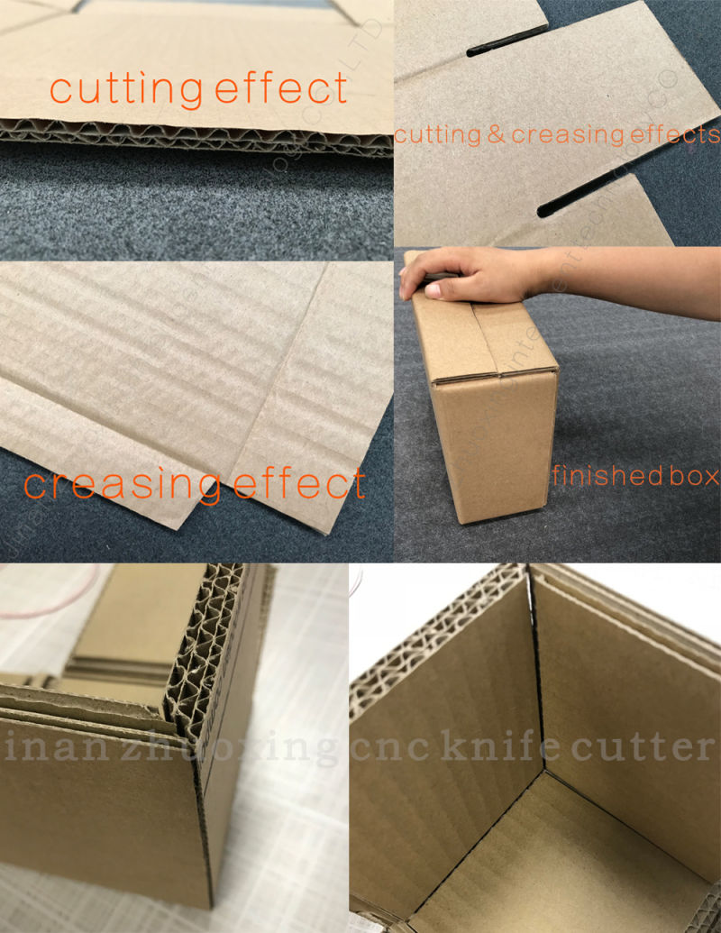 Oscillating Knife CNC Cardboard Carton Paper Board Flatbed Cutter Machine with High Prisicion