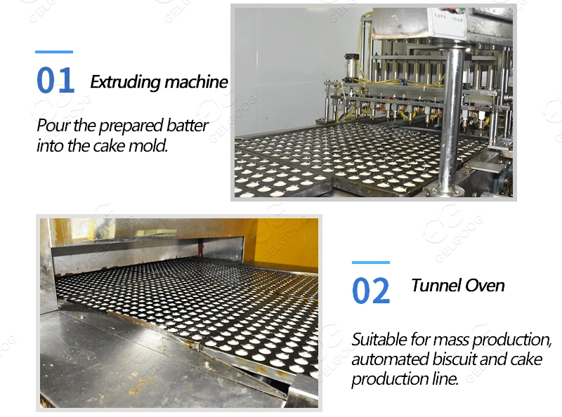 Automatic Mini Cake Machine Bakery Machine Supplier Cake Machine