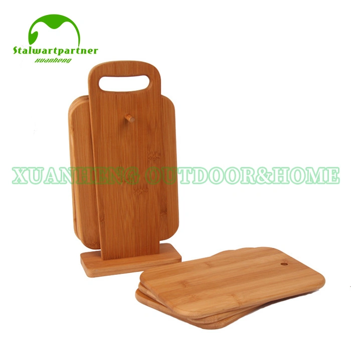 Personalised Natural Bamboo Cheese Cutting Board with Utensil Set