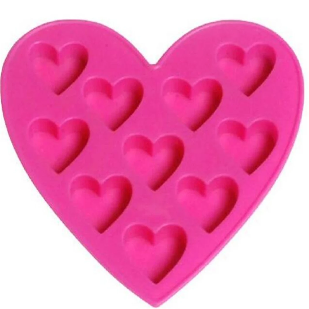 Food Grade Silicone Heart Star Shaped Tools Ice Mold