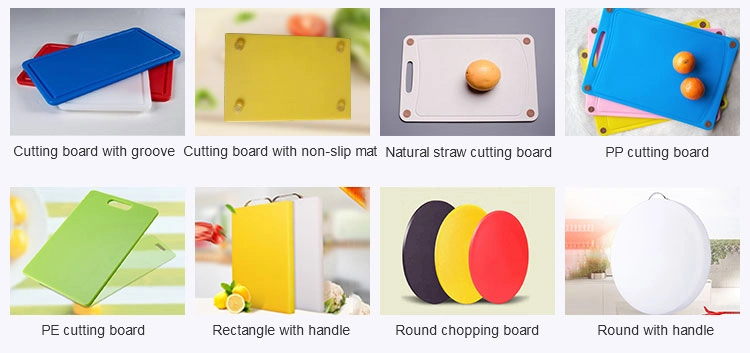 Safety and Durable PE/PP/HDPE Plastic Cutting/Chopping Board for Home