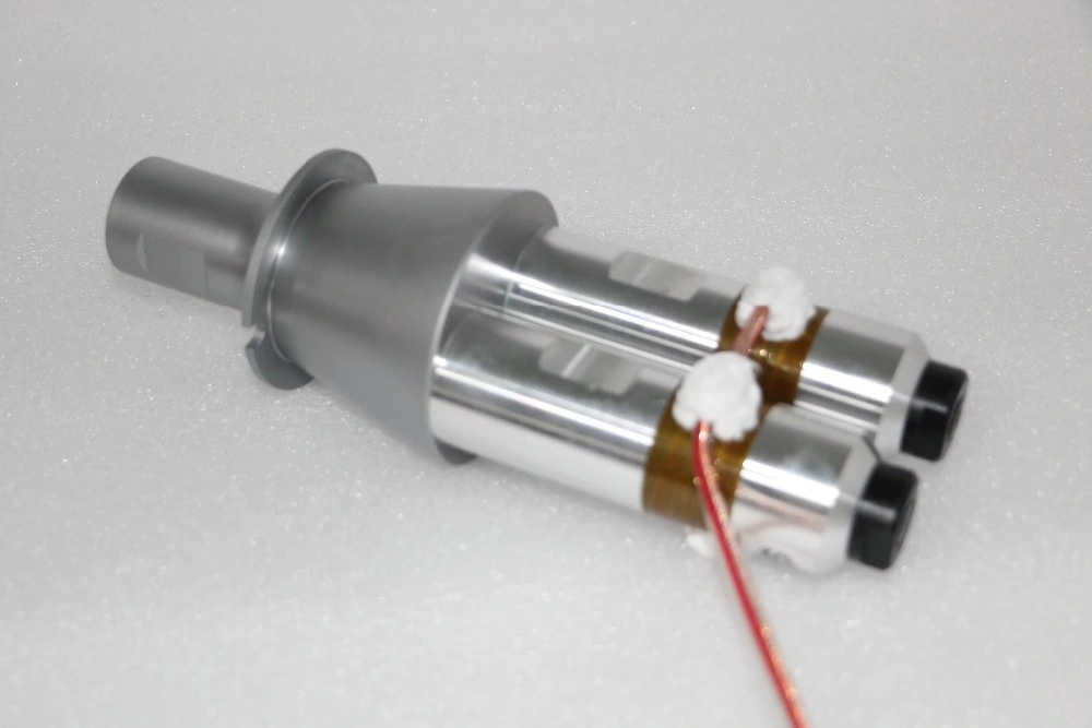 15kHz-4200W Double Head Ultrasonic Transducer for Sale for Ultrasonic Welding Machine