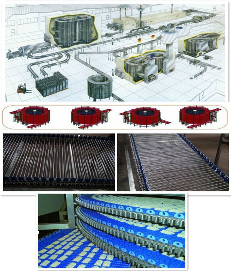 Bakery Used Cooling Food Spiral Cooling Machine