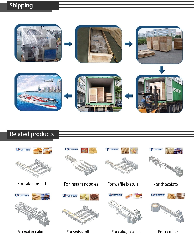 Used Packaging Equipment with Cracker Swiss Roll Snack Food