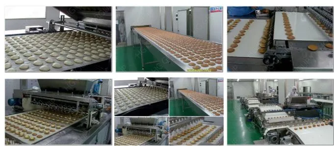 Hg Full Automatic Choco Pie Cake Production Line Cake Making Machine Sandwich Chocolate Marshmallow Cake Machine