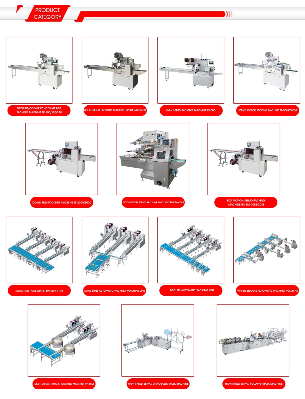 Swiss Roll Layer Cake Cupcake Muffins Buns Cookies Biscuits Full Automatic Feeding and Packing Machine