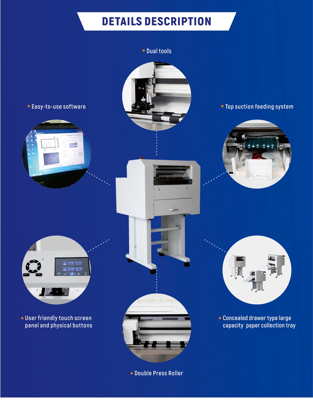 Automatic Printed Label/Adhesive Tape/Release Paper Sheet Label Cutting Machine