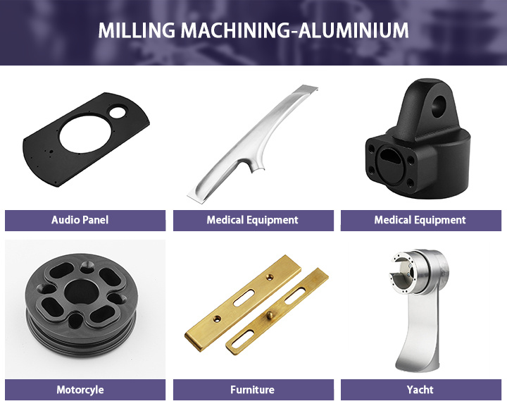 Milling Metal Spare Machining CNC Aluminum Parts for Cutting Machine