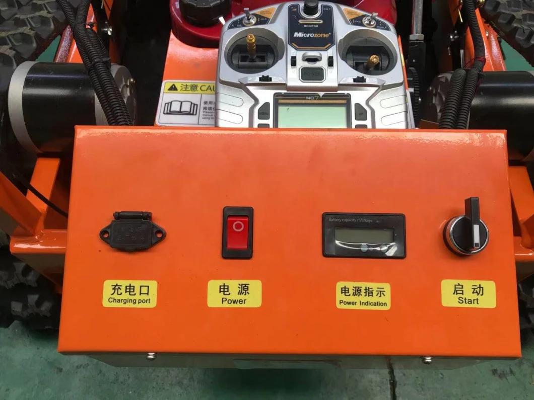 Chinese RC Lawn Mower Robot Petrol Grass Cutting Machine for Sale