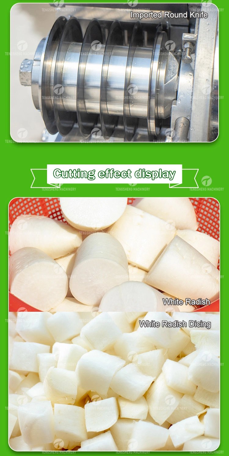 Factory Process Equipment Potato Cutting Machine Ham Dicer (TS-Q180)