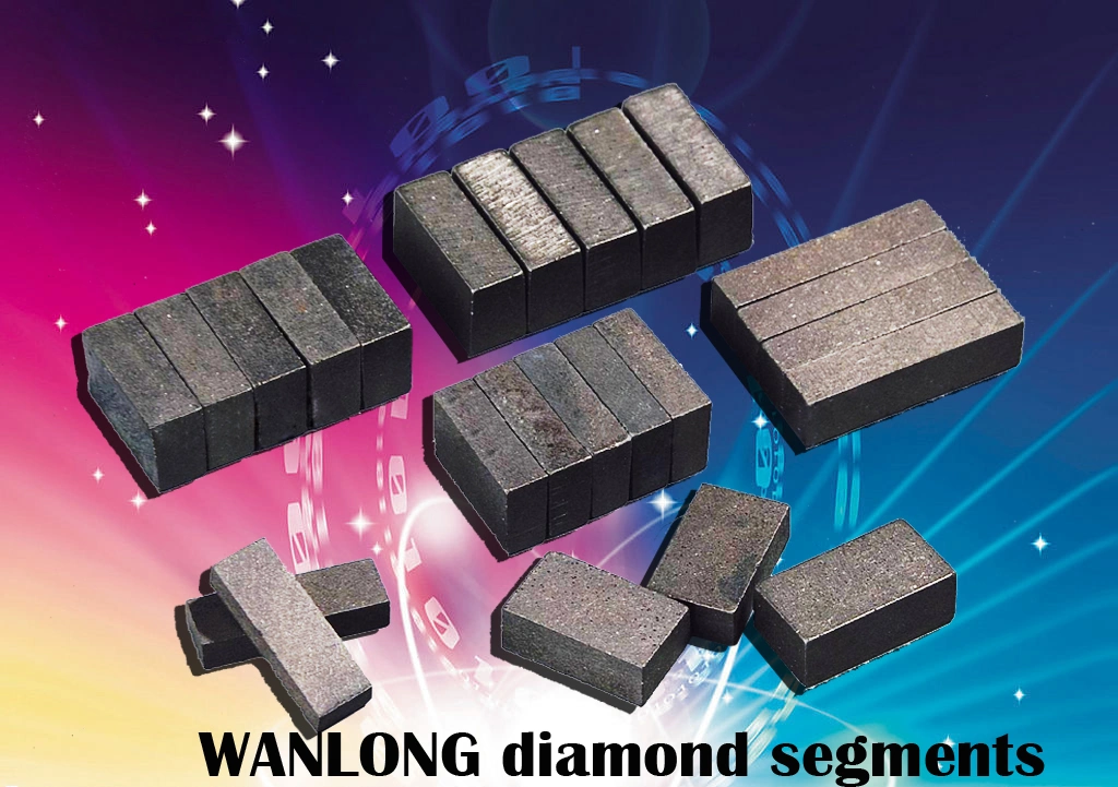 Wanlong Diamond Cutting Segment for Saw Blade Cutting Stone