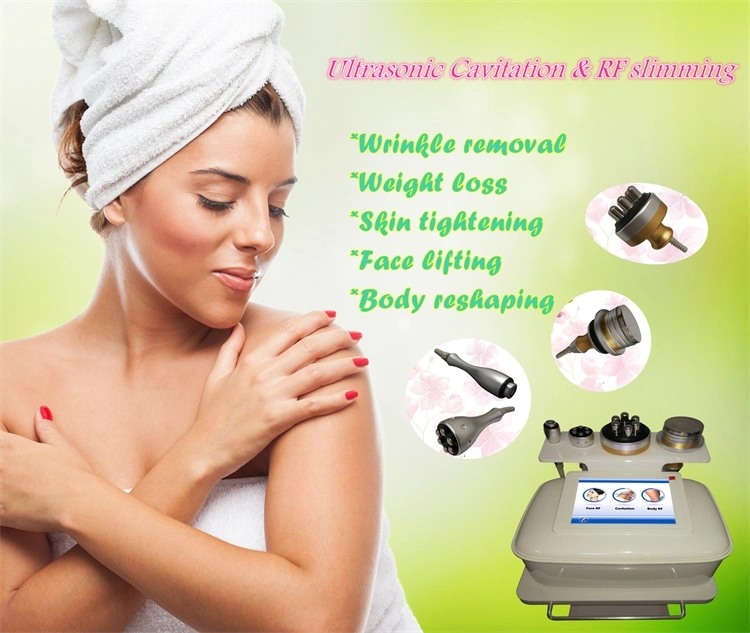 Hot Sale 4 in 1 Portable Vacuum RF and 40K Ultrasonic Cavitation Slimming Equipment