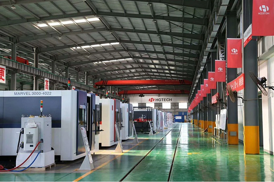 Hgtech High Power Fiber Laser Cutting Machines for Metal Cutting