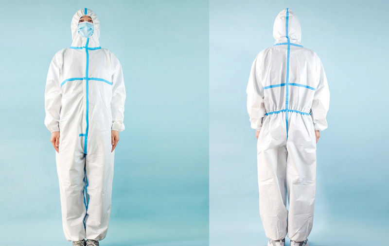 Hospital Use Whole Body Protection Disposable Protective Suit