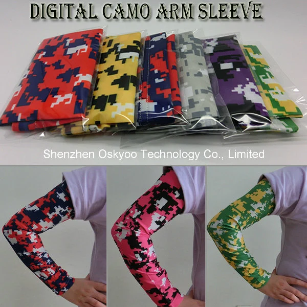 Sports Compression Anti-Static Digital Camo Arm Sleeve