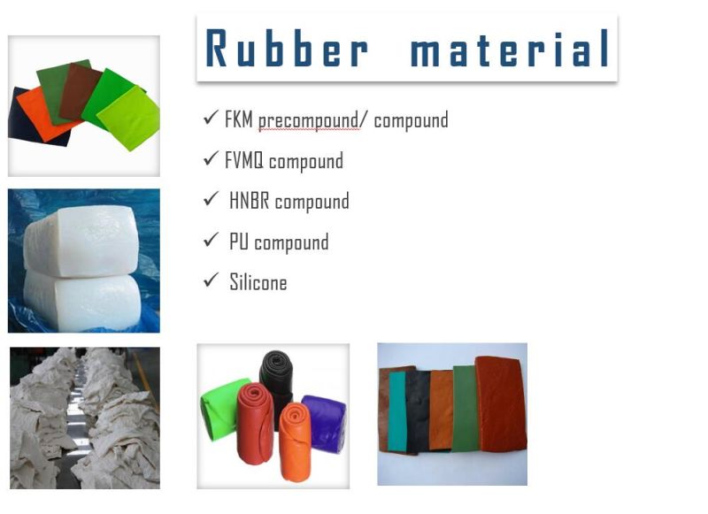 Fudi Peroxide Terpolymer Fd504gy Fluoroelastomer Rubber with Better Chemical Resistance