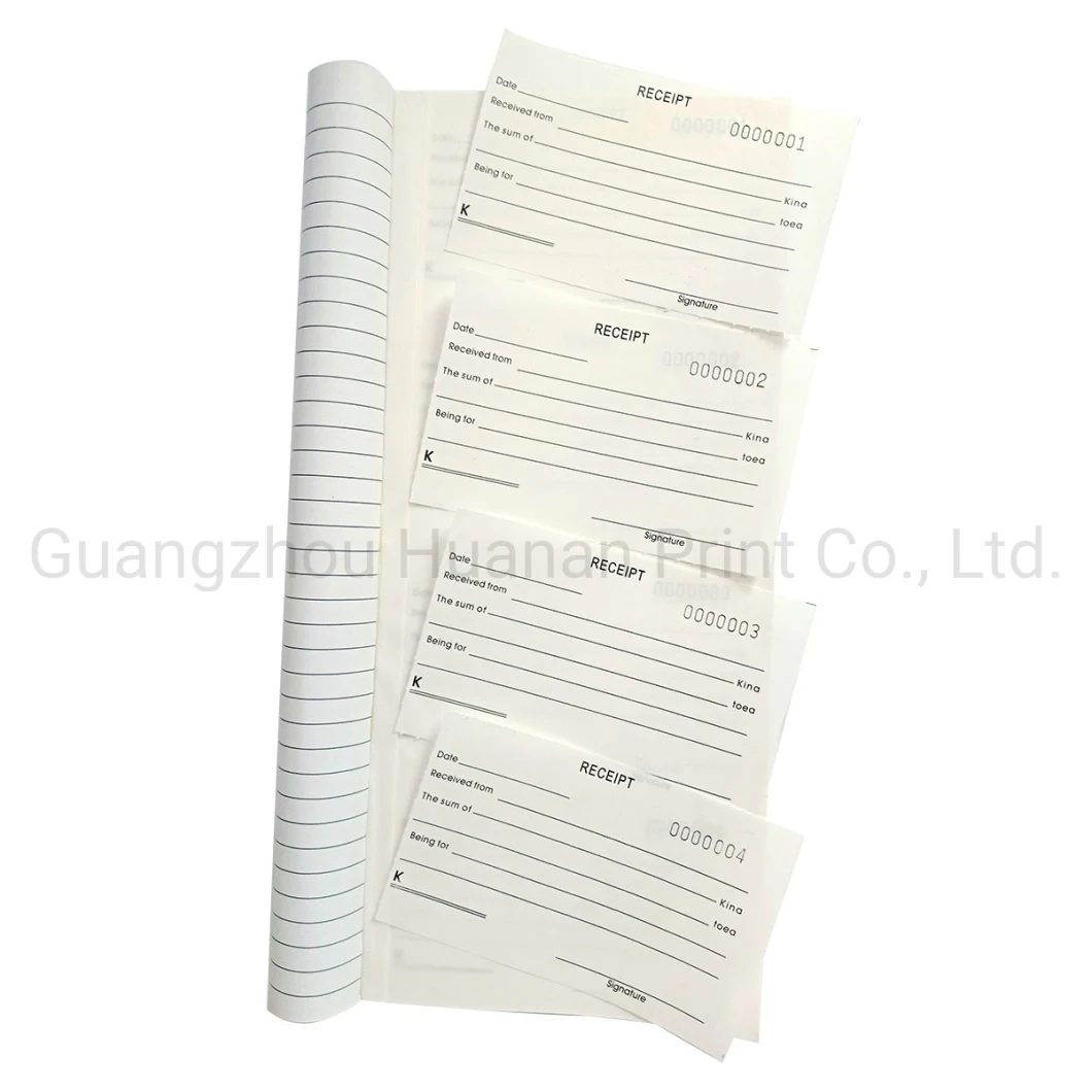 Mutil-Ply Printing Type Carbonless Receipt Bill Ordered Paper Debit Bill