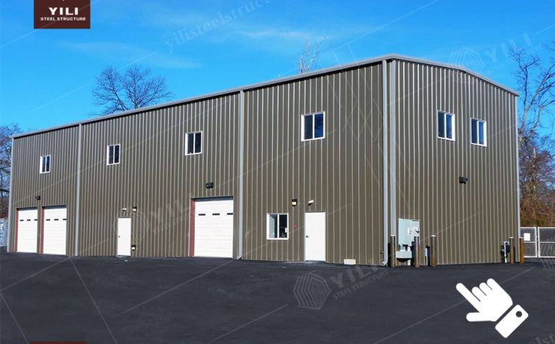 High Quality Steel Structure Prefab Warehouse Steel Column Building