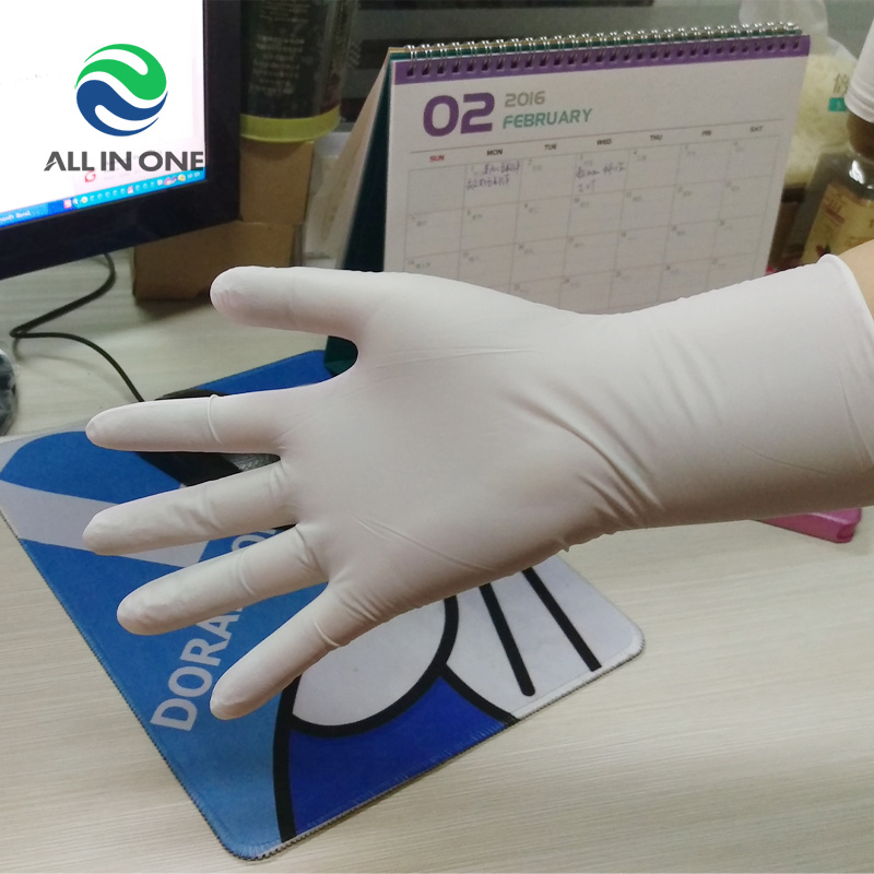Disposable Latex Examination Gloves, Powder Free Examination Gloves