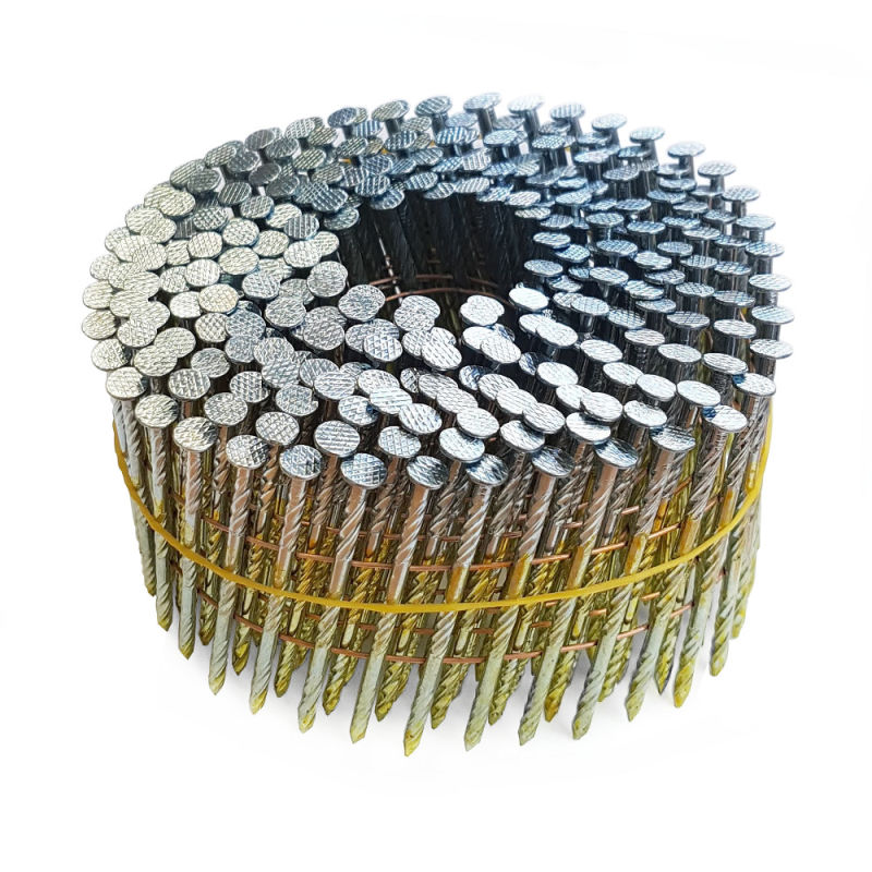 Painted Screw Shank Coil Nail Pallet Coil Nail