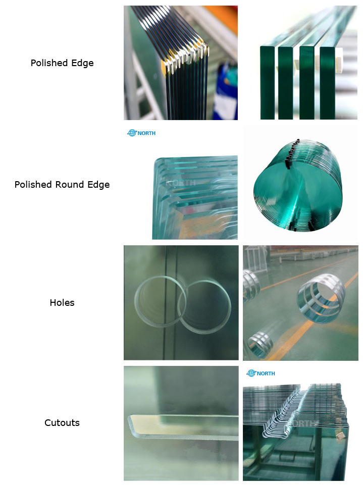 High Quality Customized Size Small Radius Curve Glass