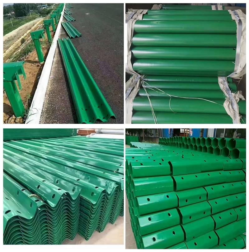 Convenient Installation Buffering /Energy Absorption Ral RG620 Expressway Guardrails