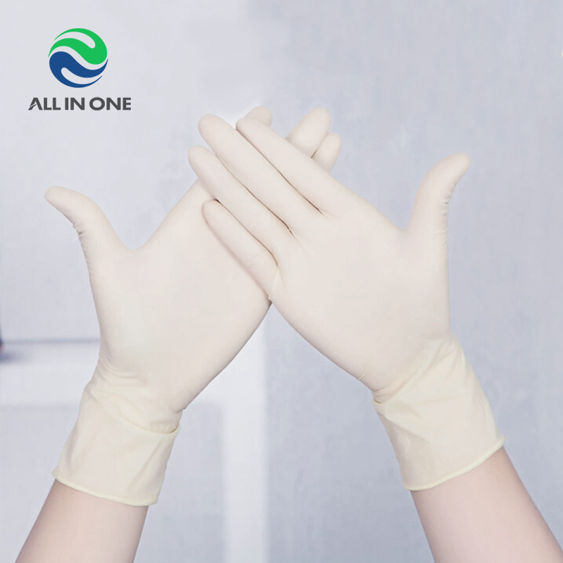 Disposable Latex Examination Gloves, Powder Free Examination Gloves