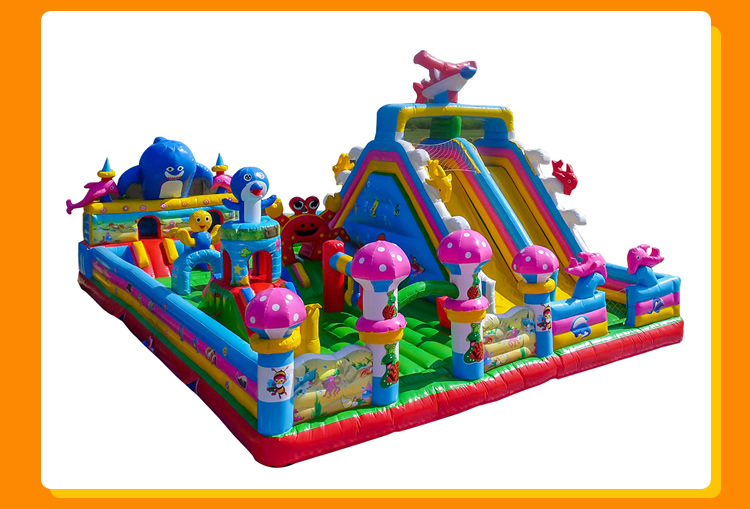 Fun Obstacle Jungle Commercial Course Inflatable Bouncing Castlefor Kids