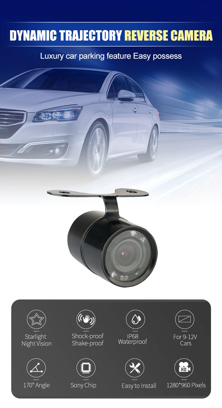 Sample Provided IP68 Waterproof Rear Backup Car Camera