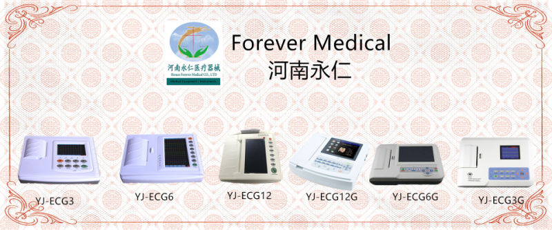Low Price Ce Portable 3 Channel Parts of ECG Machine